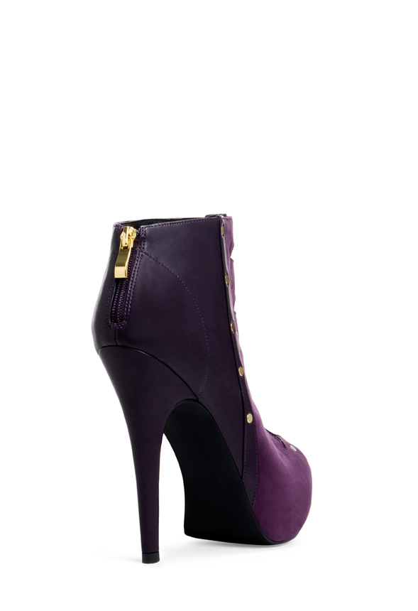 justfab purple heels