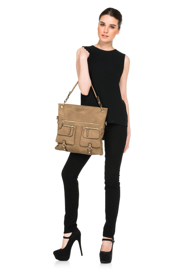 Rum Runner Bags in Stone Get great deals at JustFab