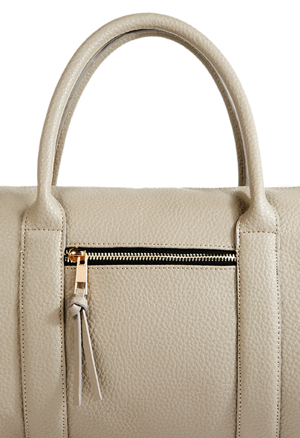 Statement Bags in Grey Get great deals at JustFab