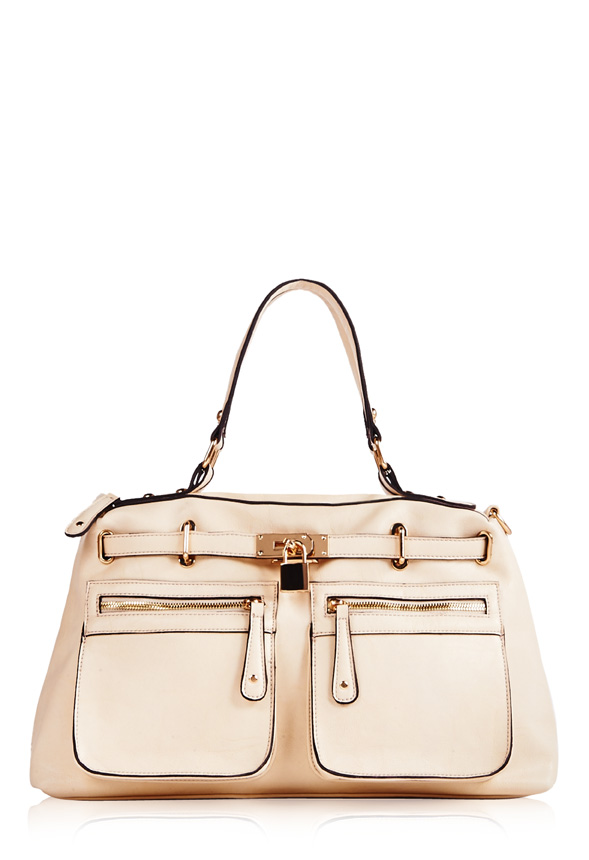 Signature Bags in Cream Get great deals at JustFab