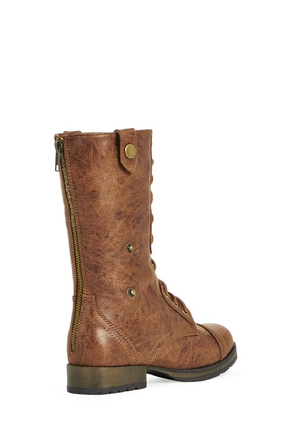 rhona platform boots in tan