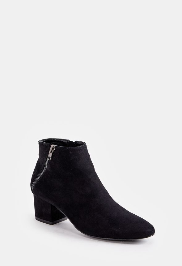 Zapatos Cherie Bootie en Negro Env o gratuito en JustFab