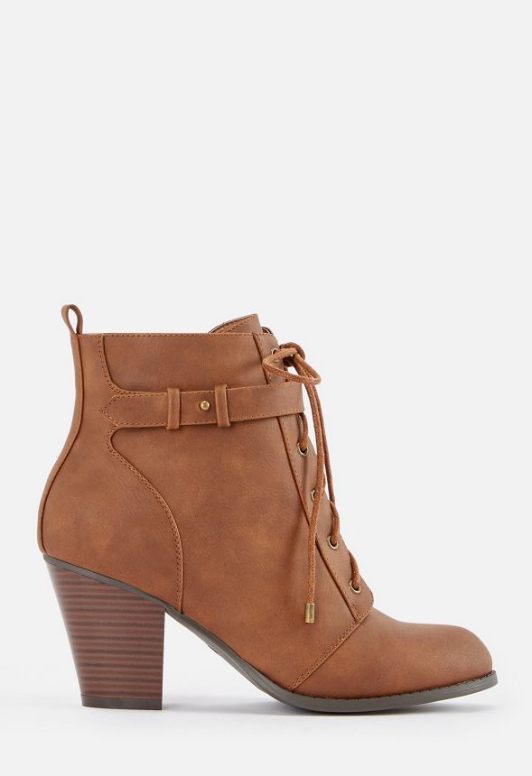 Dally lace hot sale up bootie