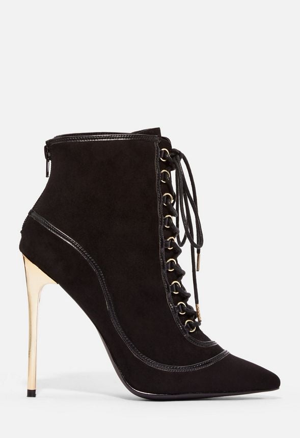 lace up heeled ankle boots uk