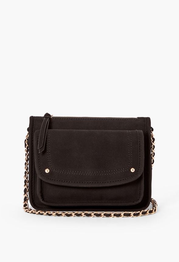 Urbancode small leather cross body purse bag in black hot sale