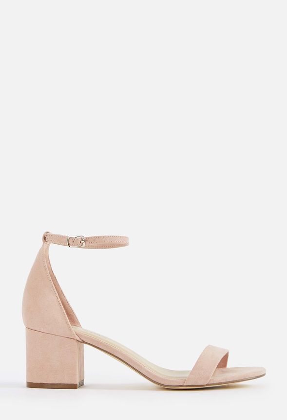 Sanoura Heeled Sandal Shoes in Blush 