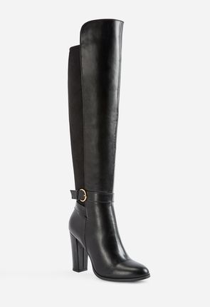 Skor Rockie Höga boots med klack i Svart Fantastiska Skor Ardenne Höga stövlar med snörning i Ardenne Höga
