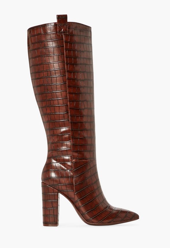 wren block heeled boot