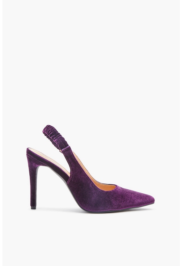 Zapatos de tacón Gisselle en Parachute Purple - Envío gratuito en JustFab