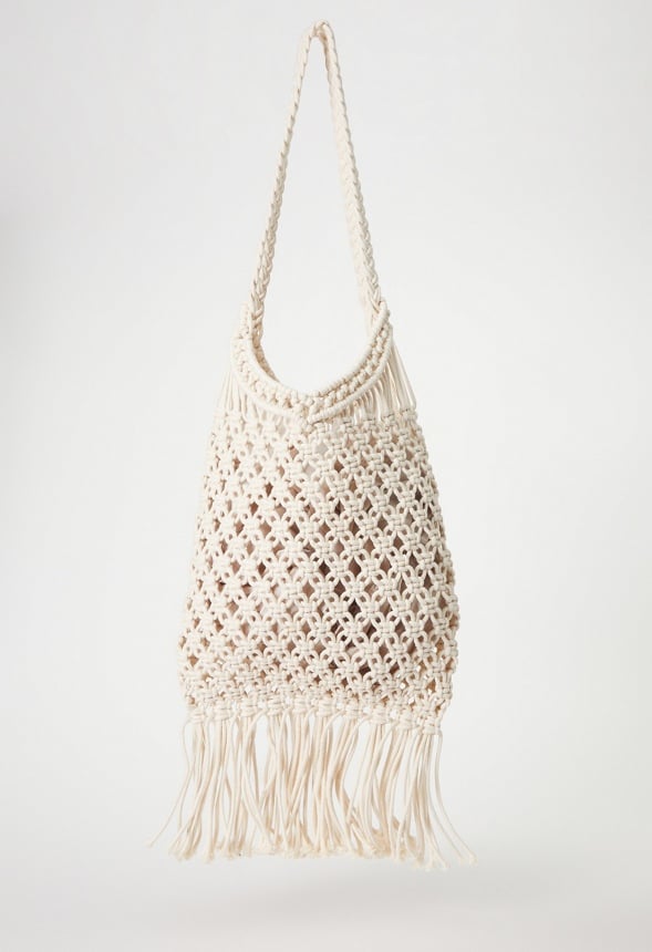 Crochet tassel bag online