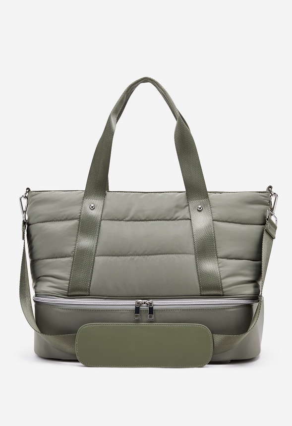 Fitnesstasche mit Schuhfach Handtaschen in Seagrass Green - günstig online  kaufen im JustFab Shop Deutschland