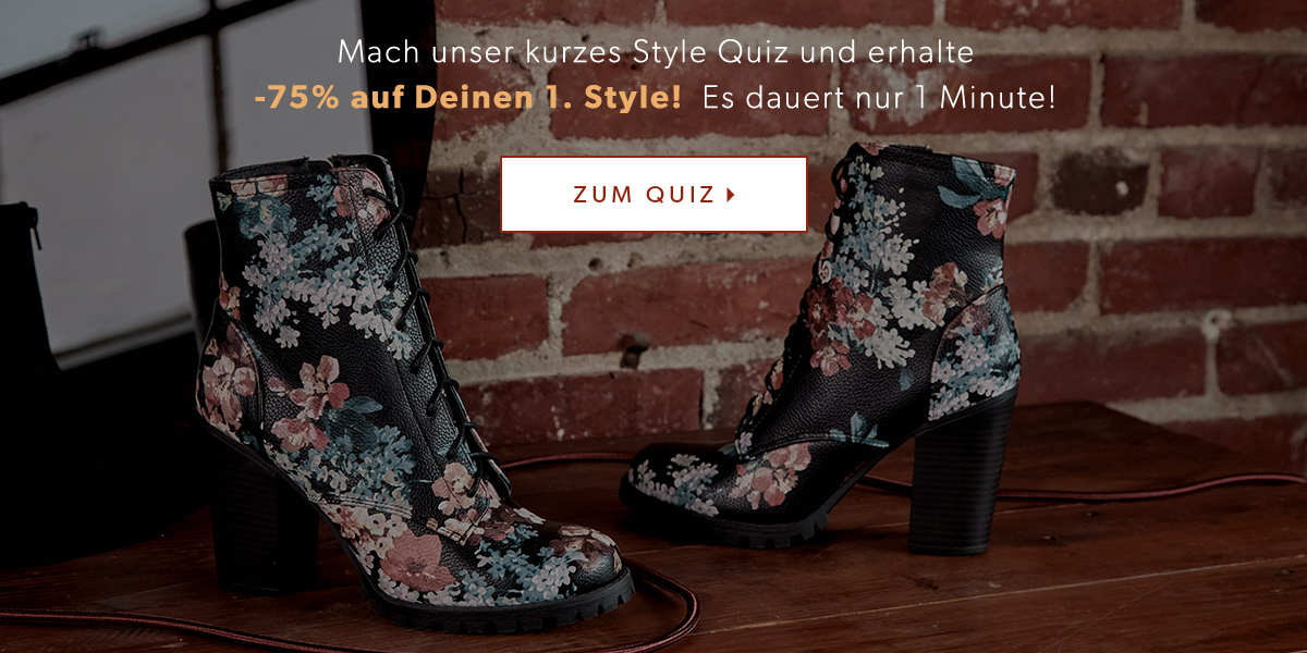 Klicke Dich durch unser Style-Quiz und erhalte deine Personalisierte Boutique.