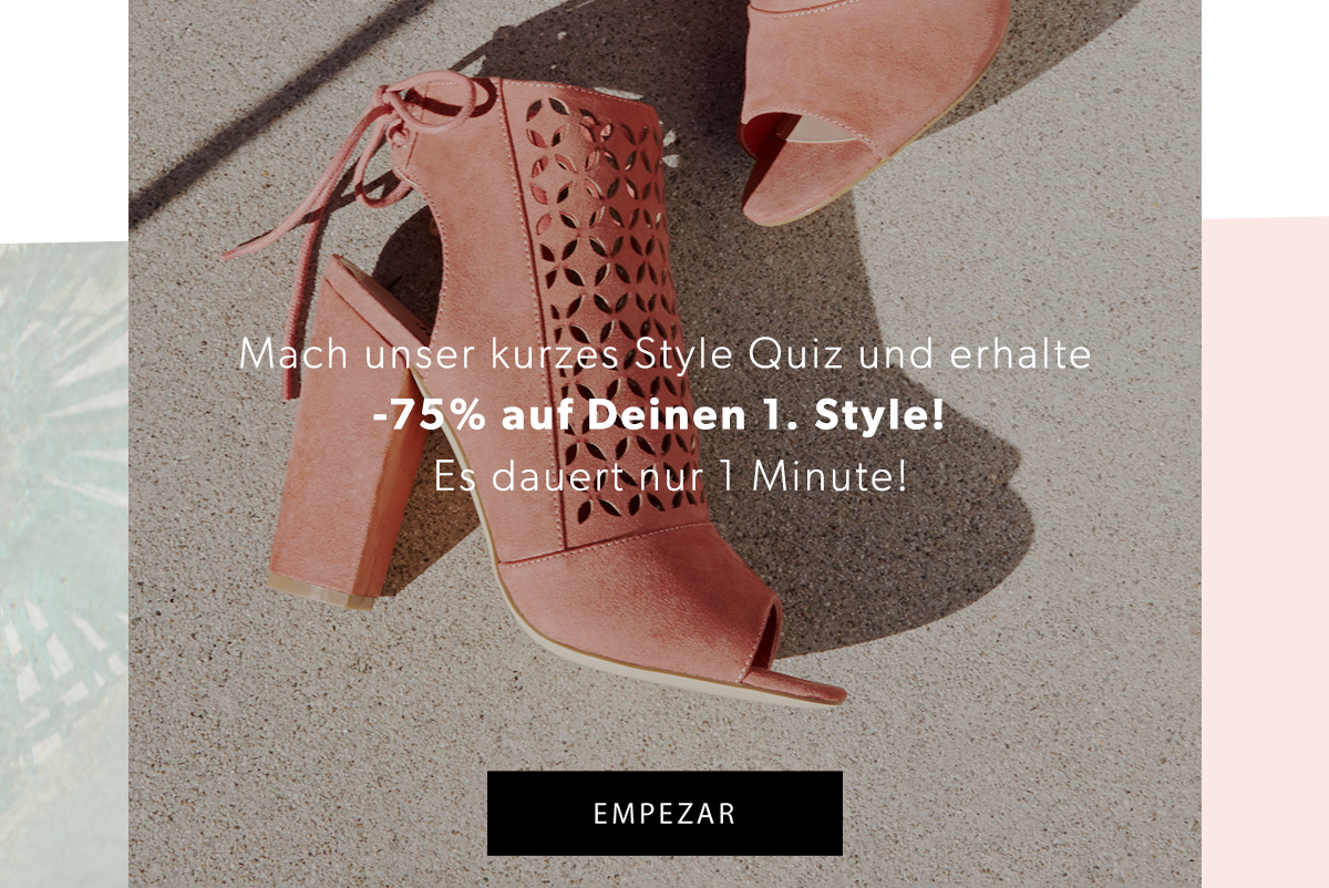 Klicke Dich durch unser Style-Quiz und erhalte deine Personalisierte Boutique.