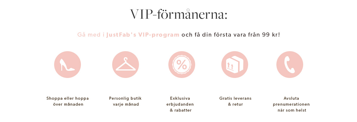 VIP-förmånerna