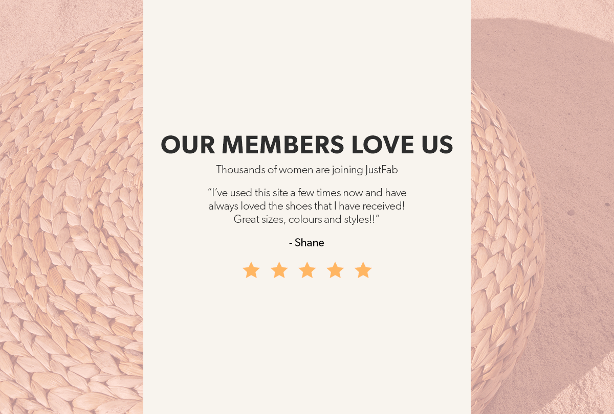 Take our short Style Quiz and GET 75% OFF your first item!
Only takes one minute!