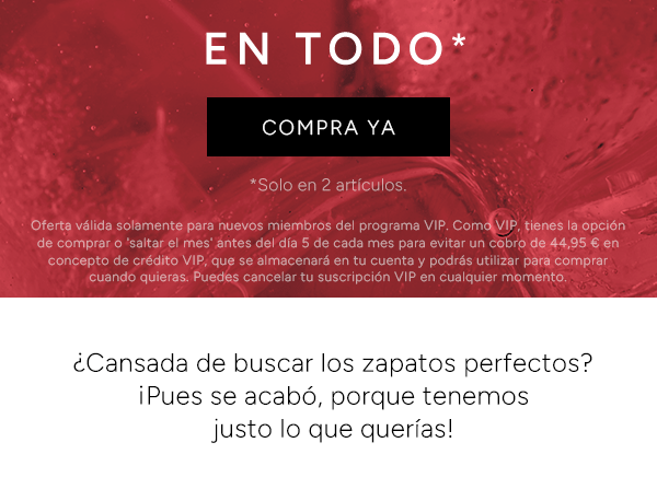 ¿Cansada de buscar los zapatos perfectos? ¡Pues se acabó, porque tenemos justo lo que querías!