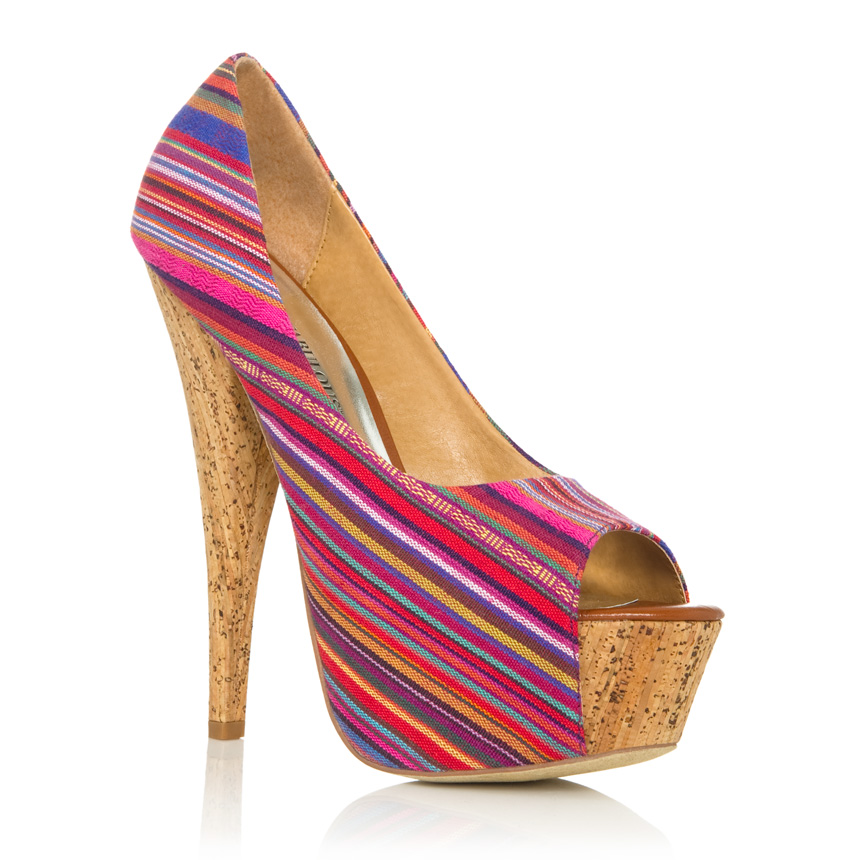 Diana Shoes in Fuchsia Multi - Get great deals at JustFab