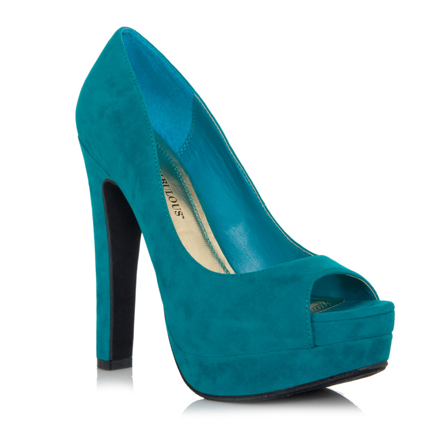 Ada Shoes in Teal - Get great deals at JustFab