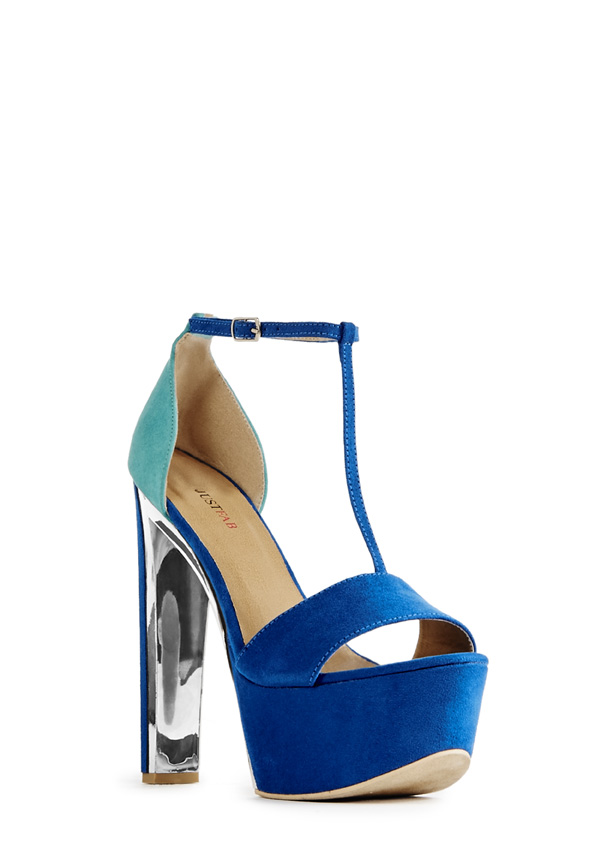 Giovana Shoes in Blue Multi - Get great deals at JustFab