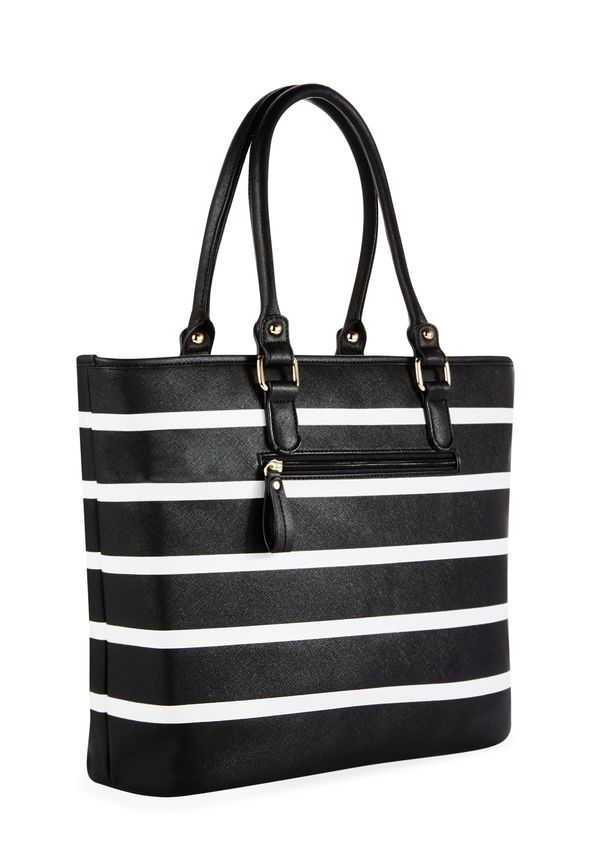 Ethan Bags in Black White - Get great deals at JustFab