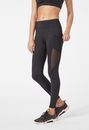 High-Waisted Mesh Panel Leggings
