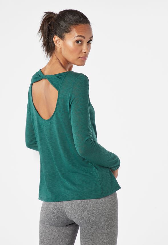 Back Twist Active Top