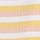 White/ Yellow/ Peach Stripe