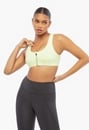 High Support Zip Front Sports Bra