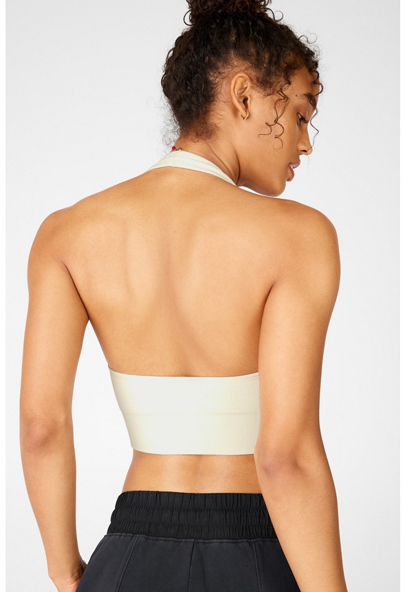 Fabletics Piper Seamless Bralette Clothing in White - Get great deals at  JustFab