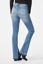 Side Slit Boot Cut Jeans