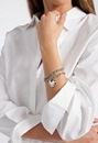 2-Pack Bria Heart and T-Bar Chain Bracelet Set