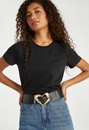 Edna Organic Heart Buckle Jeans Belt