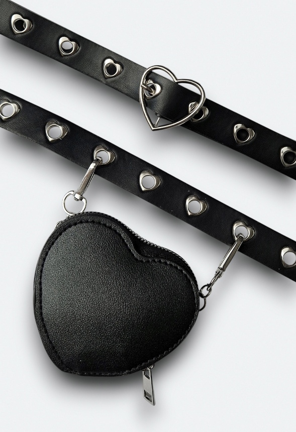 Ceinture à boucle en forme de cœur Alena