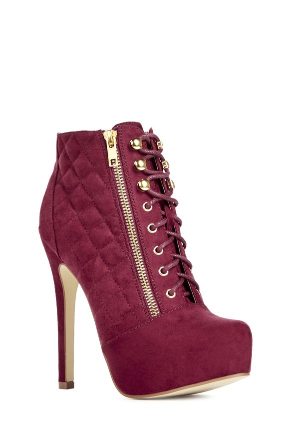 PORCIA Shoes in Burgundy - Get great deals at JustFab
