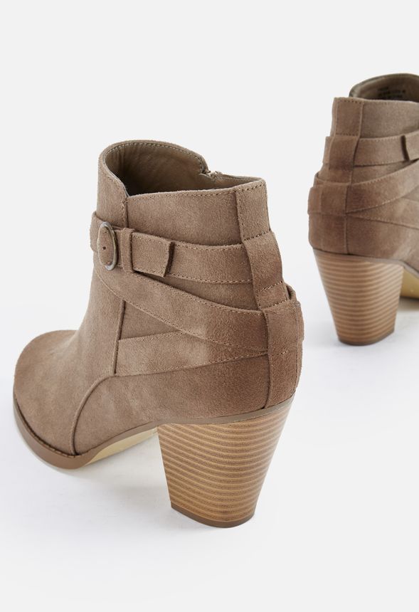 Freda block heel outlet ankle bootie