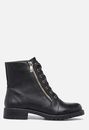 Lucy Zipper Combat Ankle Boot