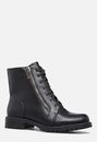 Lucy Zipper Combat Ankle Boot