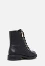 Lucy Zipper Combat Ankle Boot