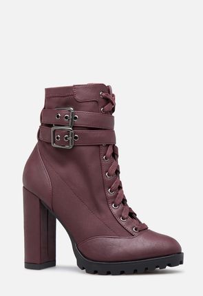 Wila Heeled Combat Ankle Boot