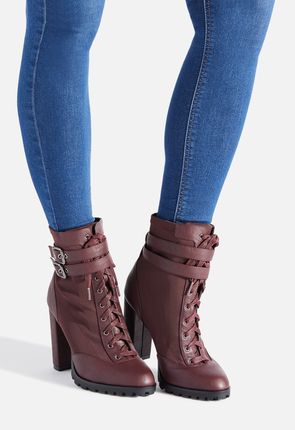 Wila Heeled Combat Ankle Boot