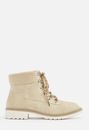 Raye Sweater Cuff Lace-Up Ankle Boot
