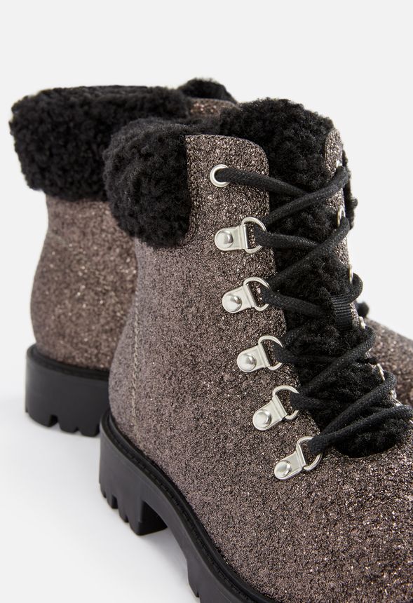 Justfab store glitter boots