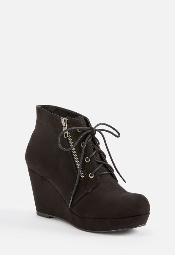 Ofelia Wedge Lace-Up Ankle Boot Shoes 