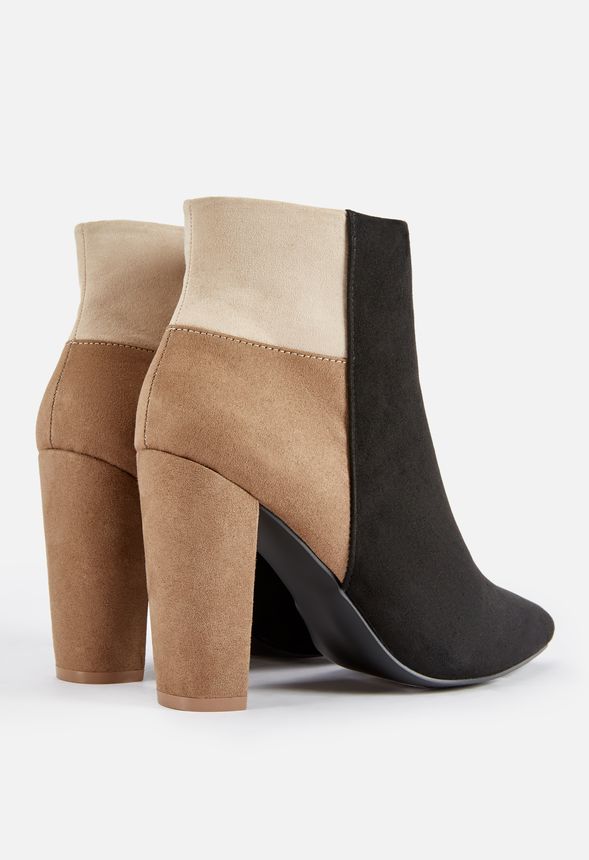 Loriann color sale block heeled bootie