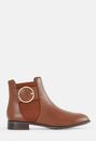 Kiara Circle Buckle Ankle Boot