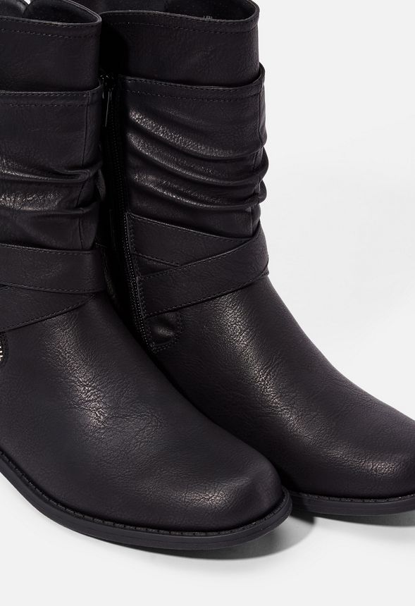 justfab bottes plates