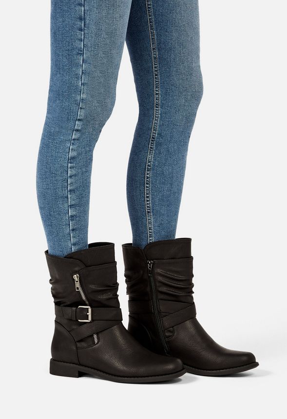 justfab bottes plates