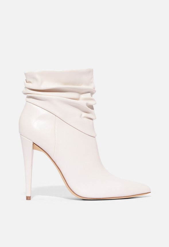 Sko Alyssa Slouchy Stiletto Ankle Boot i Hvid - Shop fabelagtige deals ...