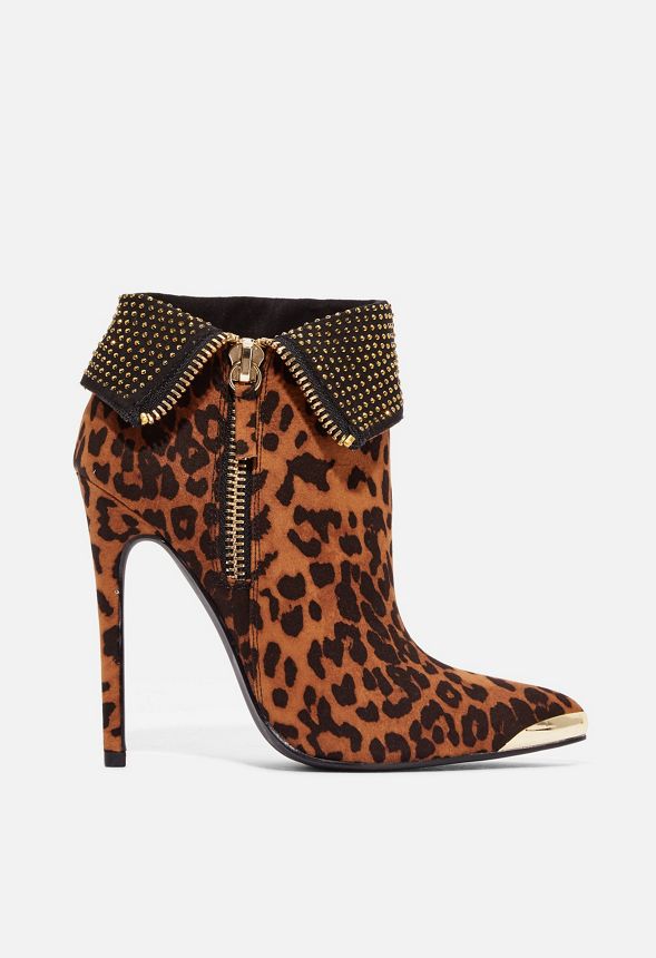 botines leopardo