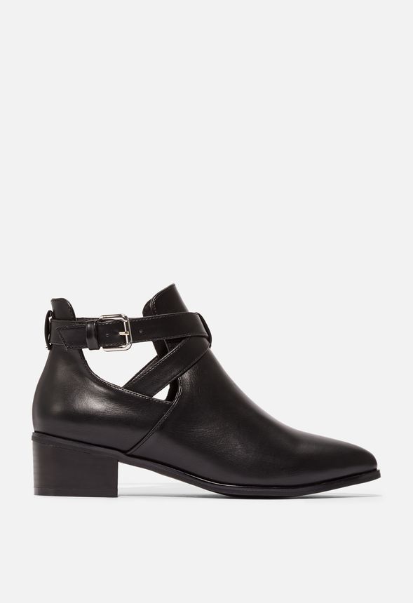 Eva Ankle Boot Shoes in Black - Get great deals at JustFab